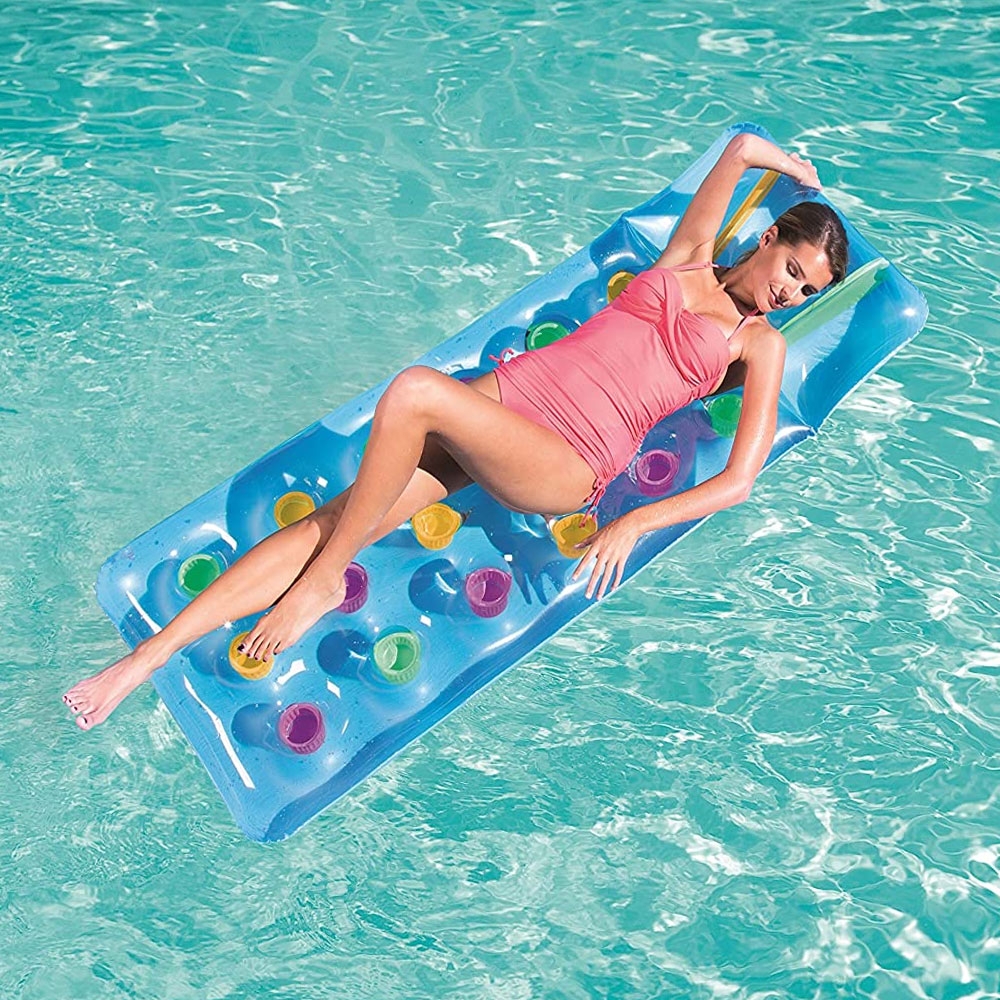 Buy Bestway Inflatable Lilo Pool Float Blue 1.88m x 71cm online at