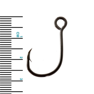 Trokar TK21 Inline Lure Hooks 1/0 Qty 8 - Live Bait Hooks - Hooks - Fishing