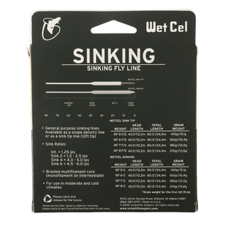 Buy Scientific Anglers Wetcel Full Sink Fly Line Type 4 Charcoal