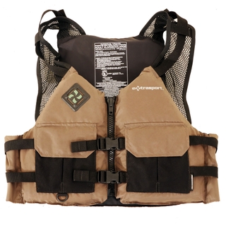 Buy Extrasport Eagle Type III Kayak Fishing Life Vest XL/2XL Gunmetal/Black  online at