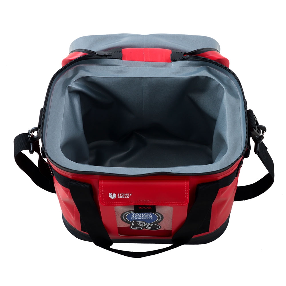 Easy to use Coleman wheeled insulated soft cooler bag with retractable  handle and additional storage