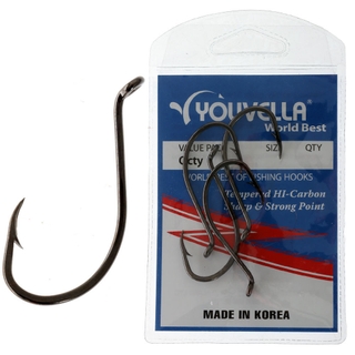 Youvella Hi-Carbon Octopus Hooks - Circle / Recurve Hooks - Hooks