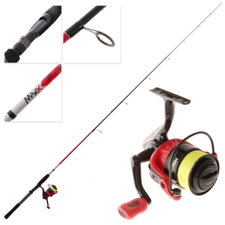 Abu Garcia Max X SP40 702MH Spinning Softbait Combo with Braid 7ft