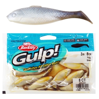 Buy Berkley Gulp Saltwater Pogy Soft Bait Pack 8cm Qty 8 Smelt