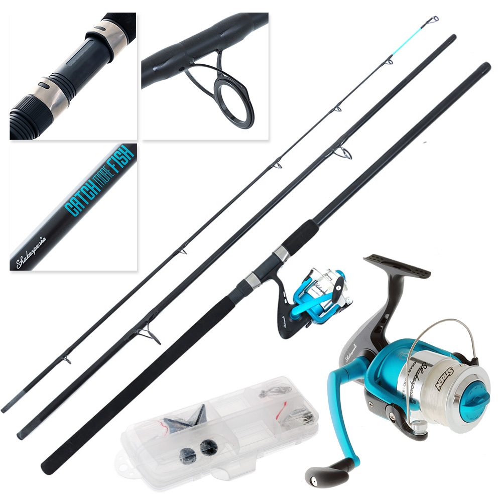 shakespeare catch more fish 2 12ft surf rod