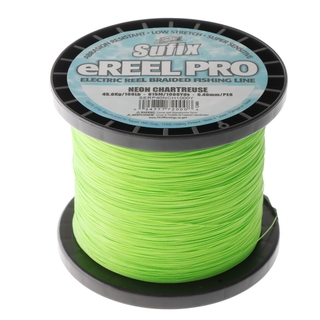 Buy Sufix E-Reel Pro Electric Reel Braid Chartreuse 100lb 0.40mm