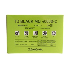 Buy Daiwa 21 TD Black MQ 4000 Light Spinning Reel online at Marine