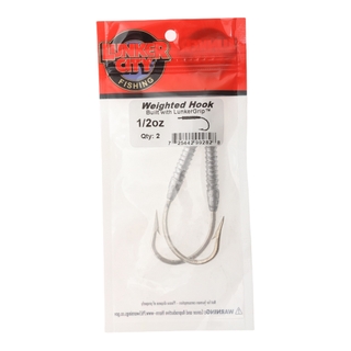 Buy Lunker City Weighted Hooks 9/0 Qty 2 online at