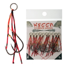Kegga Stinger Hooks - Clear #8