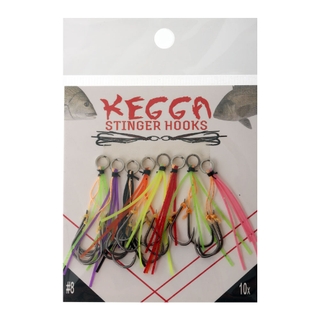 Kegga Stinger Hooks - Green #8