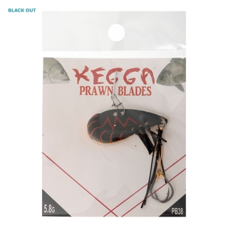 Kegga PB38 Prawn Blades - Peach Vibes Bream Fishing Lures Flathead