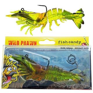 Buy Fish Candy Wild Prawn Soft Bait 120mm Native Prawn online at