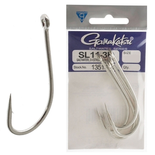 Gamakatsu SP11-3L3H Perfect Bend Saltwater Fly Hook 1/0