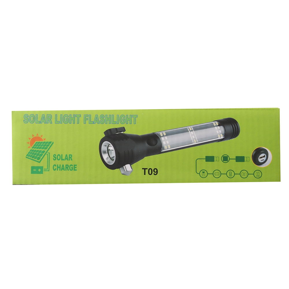 Rechargeable solar deals torch