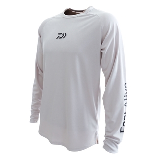 Buy Daiwa D-Vec UPF Mens Long Sleeve Fishing Shirt Grey online at