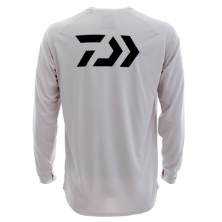 Daiwa Fishing Logo White T-Shirt Size S to : : Altro