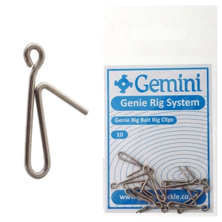 Gemini Genie Big Bait Rig Clips Pack of 10