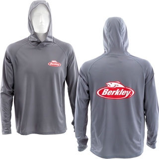 Buy Berkley Pro UPF50 Hoodie Grey XL online at Marine-Deals.co.nz