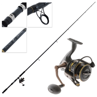 Buy Fin-Nor Trophy 80 Spinning Rock Combo 10ft 15-40lb 2pc online at