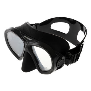 Buy Pro-Dive Provider Low Volume Spearfishing Mask and Snorkel Set Black  online at