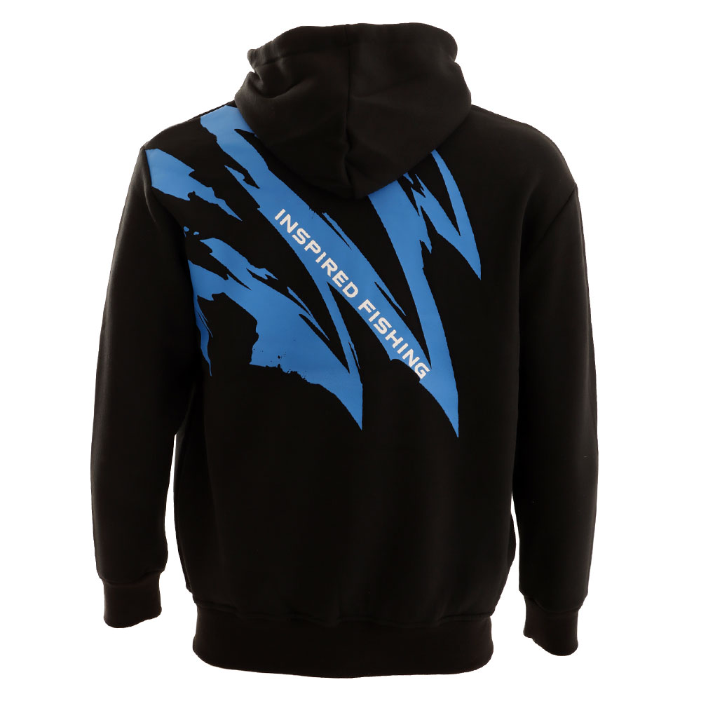 Okuma Motif Full Zip Hoodie Black XL Hoodies Apparel