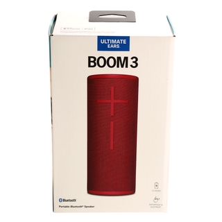 Ultimate Ears BOOM 3 Portable Bluetooth Speaker System Red 90 Hz
