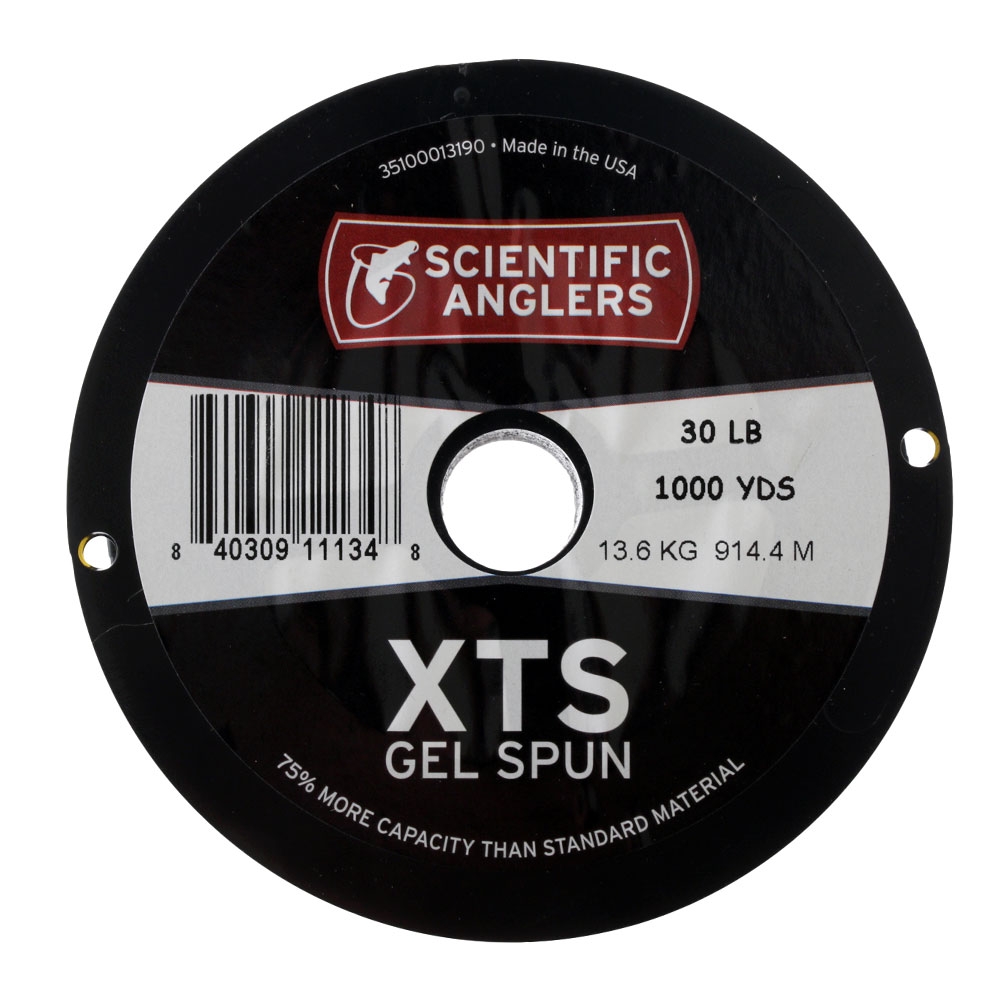 NEW SCIENTIFIC ANGLERS XTS GEL SPUN BACKING YELLOW 30LB 100YD fly fishing best 