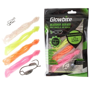 Buy Glowbite Squidinator Bleeder Soft Bait Kit online at Marine