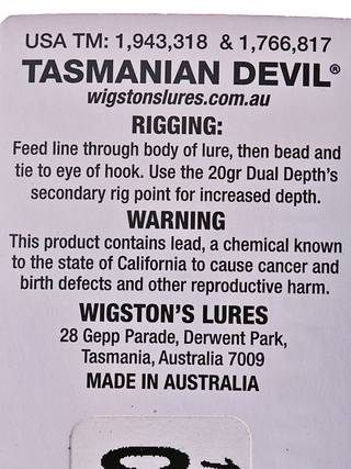 Buy Tasmanian Devil Treble Hook Rig Qty 5 online at