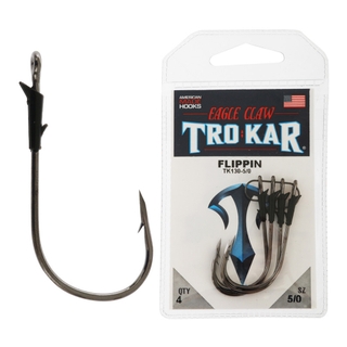 Buy TroKar TK130 Flippin Softbait Hook 5/0 Qty 4 online at