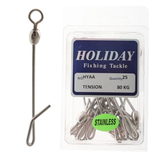 Longline Clip with Swivel Special 80kg Qty 25 - Swivels - Tackle