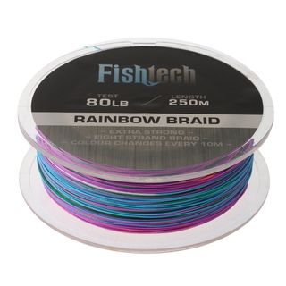 Buy Fishtech Rainbow Braid 80lb 250m online at