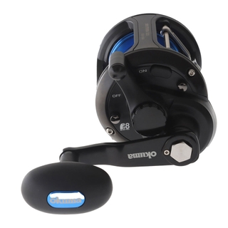 Buy Okuma Solterra SLX 15L Blue Level Wind Boat Reel online at