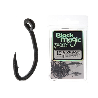 Buy Black Magic GZ Live Bait Hook Value Pack Size 02 Qty 15 online at