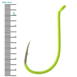 WISE ANGLER - BEAK HOOK WITH EXTRA LONG POINT IN FLUORESCENT GREEN — Last  Cast Bait and Tackle