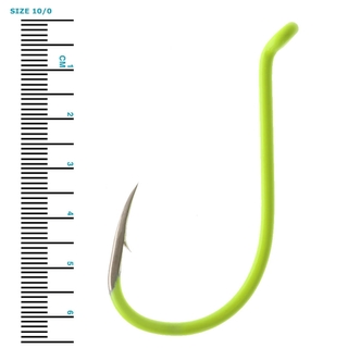 Buy Wise Angler Extra Long Point Beak Hooks Fluoro Green online at