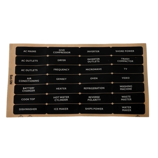 Buy BEP Electrical Panel Sticker Label Sets online at Marine ...