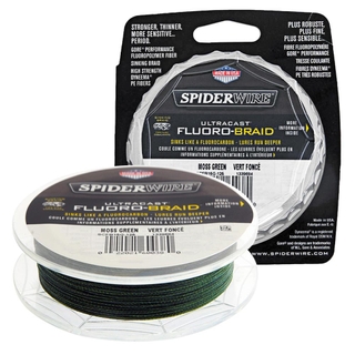 Buy Spiderwire Ultracast Fluoro-Braid Moss Green 10lb 300yds 0.2mm dia  online at