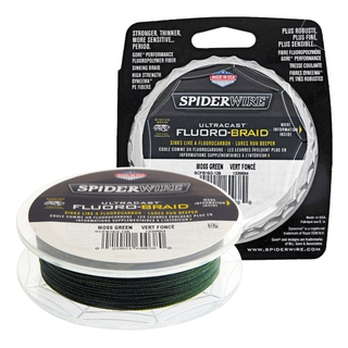 Buy Spiderwire Ultracast Fluoro-Braid Moss Green 20lb 300yds 0.25