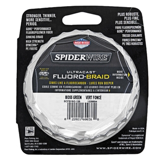 Buy Spiderwire Ultracast Fluoro-Braid Moss Green 15lb 300yds 0.22mm dia  online at