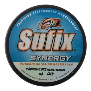 Buy Sufix Synergy Monofilament Low-Vis Green 1/4lb Spool online at