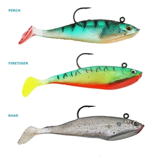 Buy Storm Wildeye Swim Shad Rigged Soft Bait 8cm online at Marine