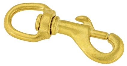 Buy Taurus Snap Hook Round Eye Swivel Brass online at