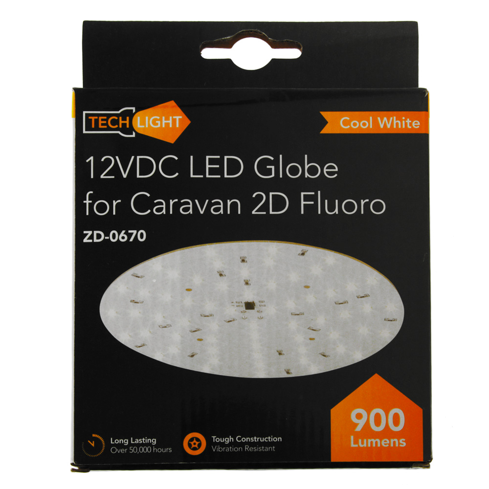 Replace caravan fluro on sale with led