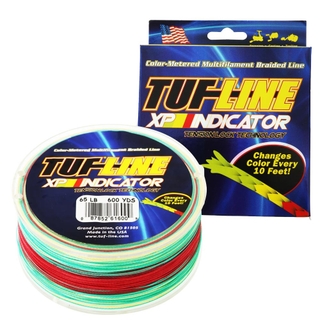 Buy TUF-Line XP Indicator Coloured Multifilament Braid 600yd 65lb online at