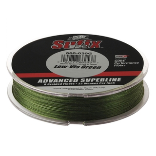 832 Advanced Superline Low-Vis Green Braided Fishing Line by Sufix