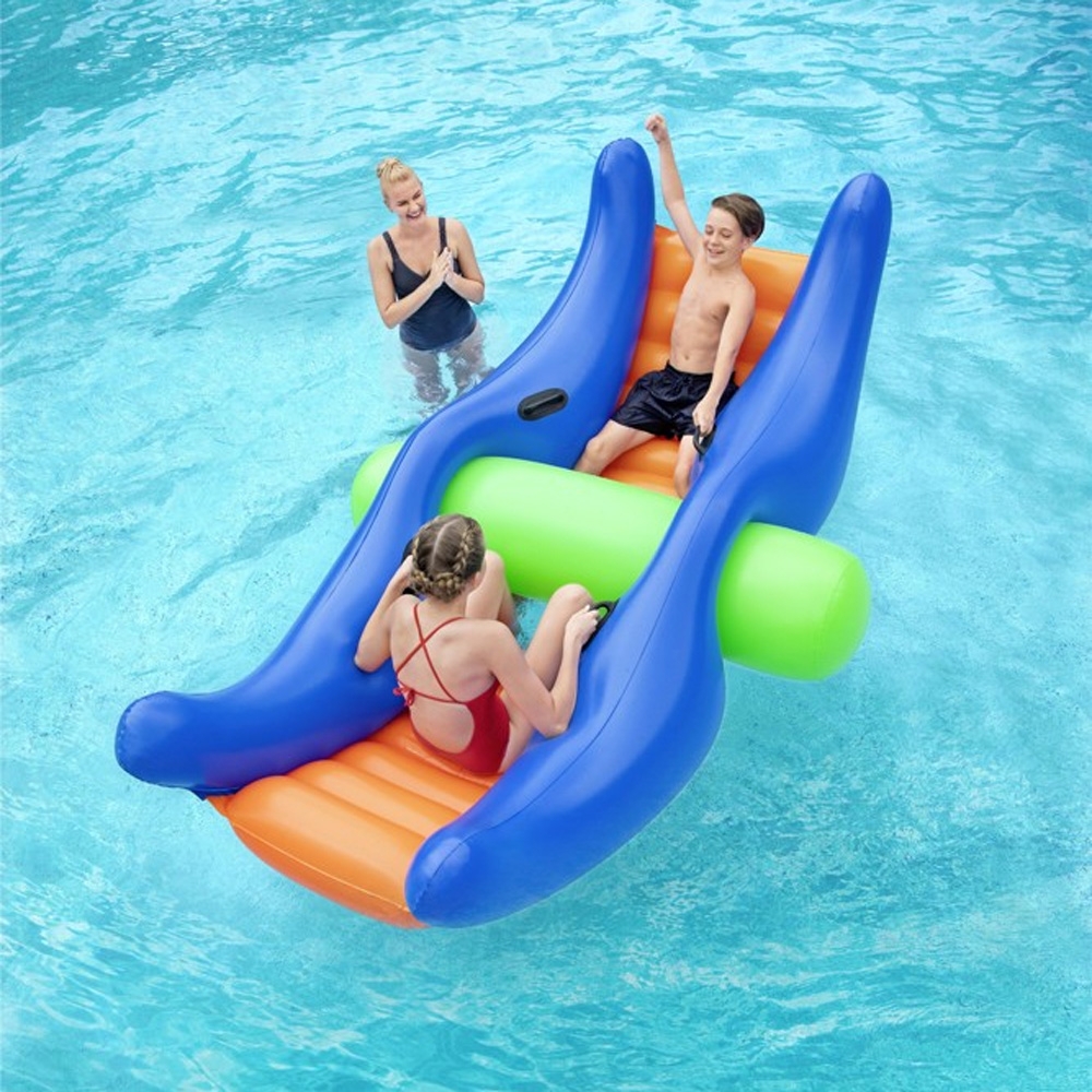 Pool store seesaw rocker