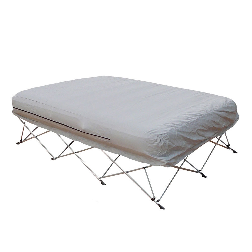 Buy Kiwi Camping Velour Deluxe Queen Airbed with Frame online at