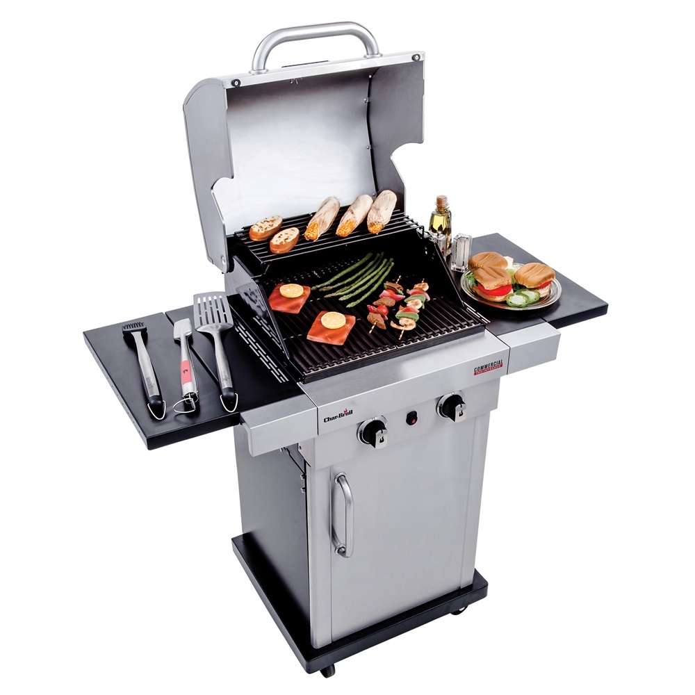 Buy Char Broil Commercial 2 Burner Gas BBQ online at Marine Deals