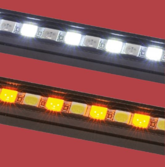 Red led outlet light bar